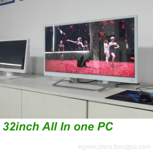 all in one pc ,32 inch gaming computer w/o computer part all in one barebone pc integrated pc with monitor